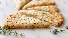 サクサクで美味しい、甘くないオートミールとヨーグルトのフラットブレッド