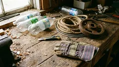  プラスチックボトルを使って煙突を掃除する方法